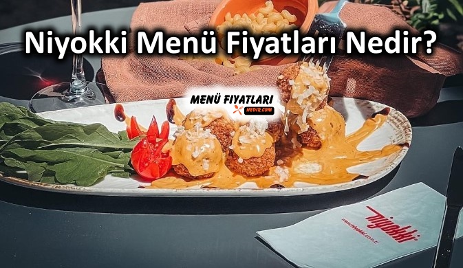 Niyokki Menü Fiyatları