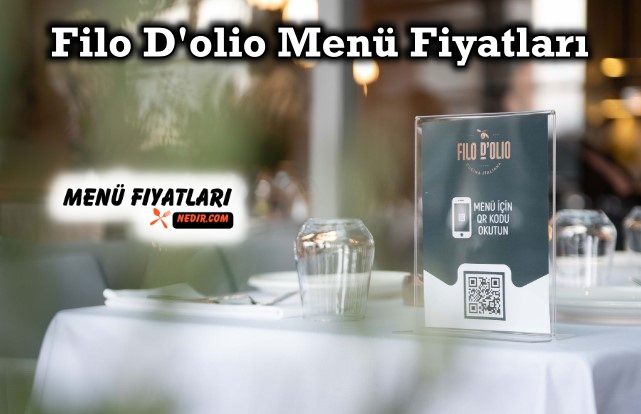 Filo D'olio Menü Fiyatları